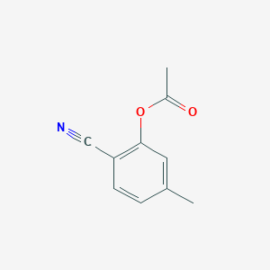 2-Cyano-5-methylphenyl acetate