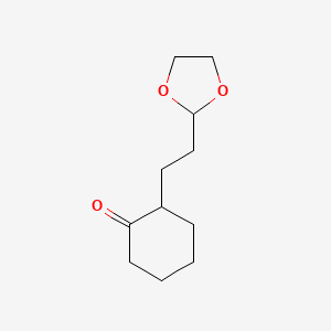 2-[2-(1,3-Dioxolan-2-yl)ethyl]cyclohexanone