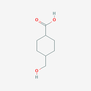 molecular formula C8H14O3 B086831 trans-4-(Hydroxymethyl)cyclohexanecarboxylic Acid CAS No. 13380-84-2