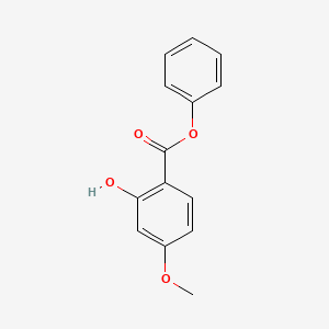 Benzoic acid, 2-hydroxy-4-methoxy-, phenyl ester