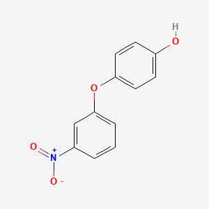 molecular formula C12H9NO4 B8683296 4-(3-Nitrophenoxy)phenol CAS No. 82720-94-3