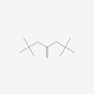 molecular formula C12H24 B086833 Heptane, 2,2,6,6-tetramethyl-4-methylene- CAS No. 141-70-8