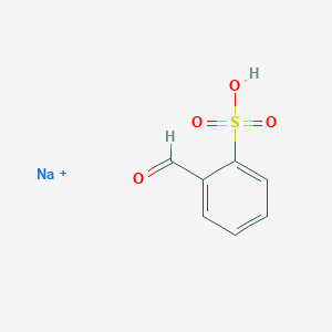 molecular formula C7H6NaO4S+ B086834 Sodium 2-formylbenzenesulfonate CAS No. 1008-72-6