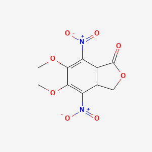 5,6-dimethoxy-4,7-dinitro-3H-2-benzofuran-1-one