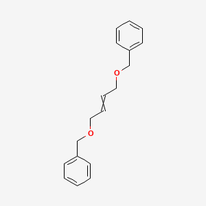molecular formula C18H20O2 B8683514 cis-1,4-Dibenzyloxy-2-butene 