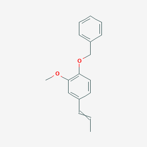 molecular formula C17H18O2 B086836 苄基异丁香酚 CAS No. 120-11-6