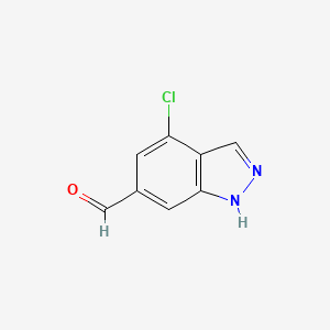 4-chloro-1H-indazole-6-carbaldehyde