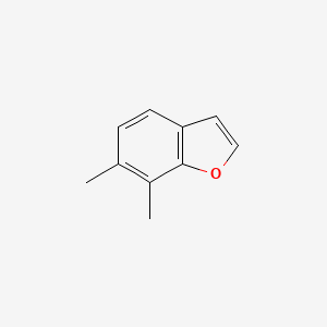 molecular formula C10H10O B8683732 6,7-Dimethylbenzofuran 