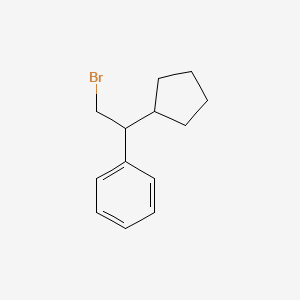 (2-Bromo-1-cyclopentylethyl)benzene