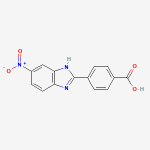 4-(5-nitro-1H-benzimidazol-2-yl)benzoic acid