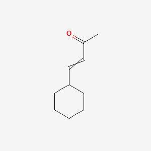 molecular formula C10H16O B8683846 1-Cyclohexylbut-1-en-3-one 