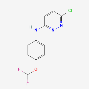 6-chloro-N-(4-(difluoromethoxy)phenyl)pyridazin-3-amine