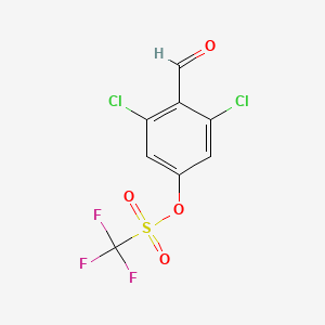 3,5-Dichloro-4-formylphenyl trifluoromethanesulfonate