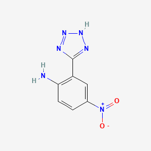 4-nitro-2-(2H-tetrazol-5-yl)aniline