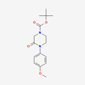 4-(4-Methoxy-phenyl)-3-oxo-piperazine-1-carboxylic acid tert-butyl ester