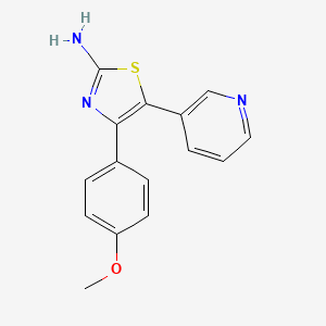 2-Thiazolamine, 4-(4-methoxyphenyl)-5-(3-pyridinyl)-