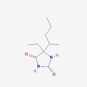 5-Ethyl-5-(pentan-2-yl)imidazolidine-2,4-dione