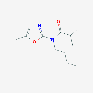 molecular formula C12H20N2O2 B8684048 Propanamide, N-butyl-2-methyl-N-(5-methyl-2-oxazolyl)- CAS No. 57068-75-4