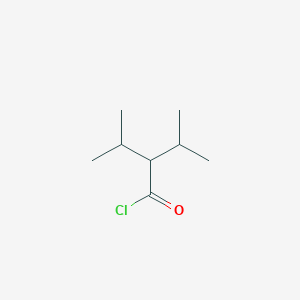 molecular formula C8H15ClO B8684052 3-Methyl-2-propan-2-ylbutanoyl chloride 
