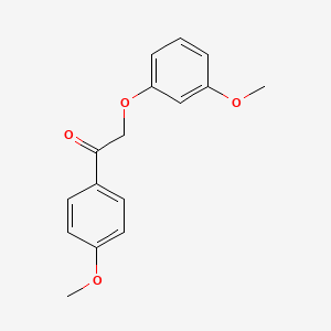 2-(3-Methoxyphenoxy)-1-(4-methoxyphenyl)ethanone