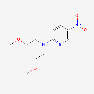 N,N-bis(2-methoxyethyl)-5-nitropyridin-2-amine