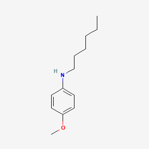molecular formula C13H21NO B8684254 N-hexyl-4-methoxyaniline 