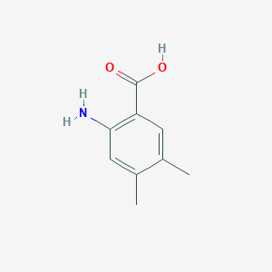 molecular formula C9H11NO2 B086843 2-Amino-4,5-dimethylbenzoic acid CAS No. 15089-51-7