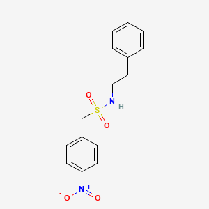 1-(4-Nitrophenyl)-N-(2-phenylethyl)methanesulfonamide