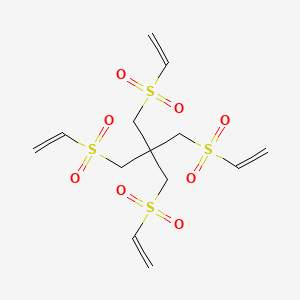 molecular formula C13H20O8S4 B8684369 Tetrakis(vinylsulfonylmethyl)methane CAS No. 60345-53-1