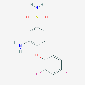 3-Amino-4-(2,4-difluorophenoxy)benzenesulfonamide
