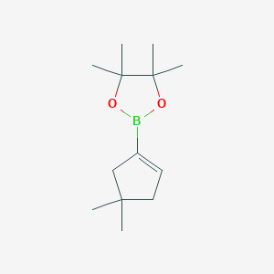 2-(4,4-Dimethylcyclopent-1-en-1-yl)-4,4,5,5-tetramethyl-1,3,2-dioxaborolane