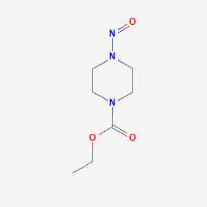 molecular formula C7H13N3O3 B086846 Ethyl 4-nitroso-1-piperazinecarboxylate CAS No. 13256-15-0