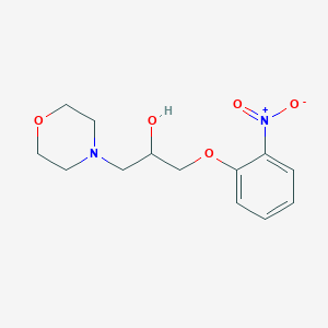2-[3-(4-Morpholinyl)-2-hydroxy-1-propyloxy]nitrobenzene