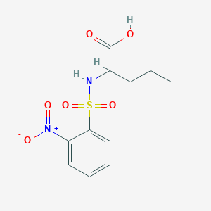 N-[(2-nitrophenyl)sulfonyl]leucine