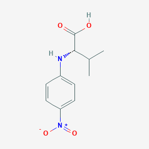 molecular formula C11H14N2O4 B8684644 N-(p-nitrophenyl)valine CAS No. 32151-07-8