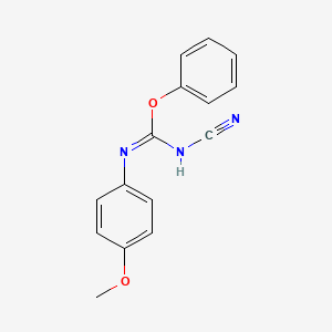N-4-methoxyphenyl-N'-cyano-O-phenylisourea