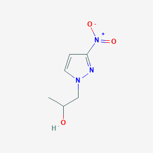 molecular formula C6H9N3O3 B8684701 1-(3-Nitro-pyrazol-1-yl)-propan-2-ol 