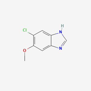 molecular formula C8H7ClN2O B8684753 5-chloro-6-methoxy-1H-benzoimidazole 