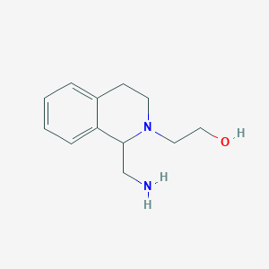 molecular formula C12H18N2O B8684776 1-(aminomethyl)-3,4-dihydro-2(1H)-Isoquinolineethanol CAS No. 40615-07-4
