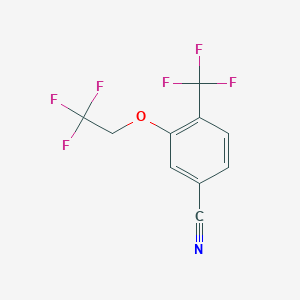 Benzonitrile, 3-(2,2,2-trifluoroethoxy)-4-(trifluoromethyl)-