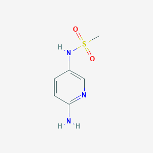 molecular formula C6H9N3O2S B8684902 N-(6-aminopyridin-3-yl)methanesulfonamide 