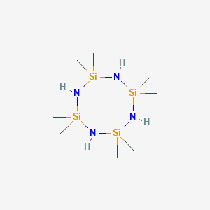 molecular formula C8H28N4Si4 B086850 八甲基环四硅氮烷 CAS No. 1020-84-4