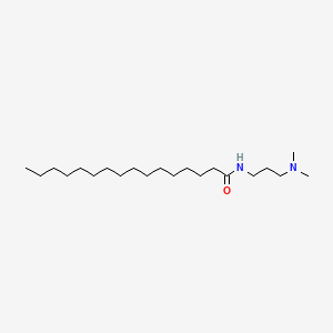 molecular formula C21H44N2O B8685042 N-[3-(dimethylamino)propyl]hexadecan-1-amide CAS No. 39669-97-1