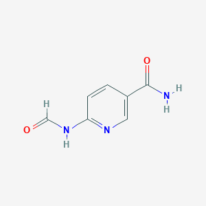 6-Formamidopyridine-3-carboxamide
