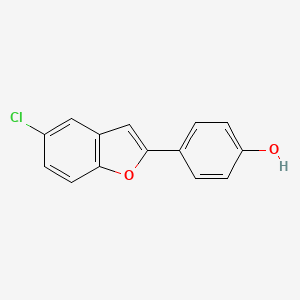 Phenol, 4-(5-chloro-2-benzofuranyl)-