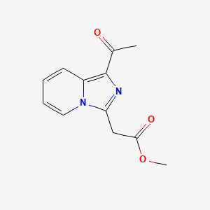 (1-Acetyl-imidazo[1,5-a]pyridin-3-yl)-acetic acid methyl ester