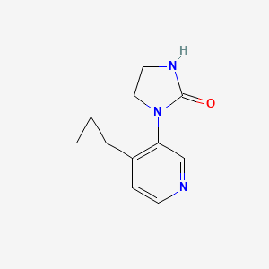 1-(4-Cyclopropylpyridin-3-yl)imidazolidin-2-one