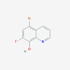 5-Bromo-7-fluoroquinolin-8-ol