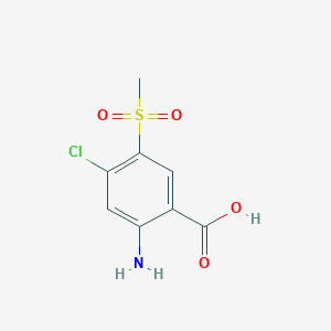 2-Amino-4-chloro-5-methylsulphonylbenzoic acid