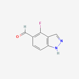 4-fluoro-1H-indazole-5-carbaldehyde
